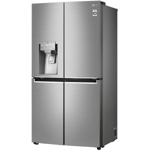 LG 674 litres Side by Side Refrigerator, Noble Steel