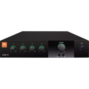 JBL CSM 14 Commercial Audio Mixer - 4 Inputs/1 Output