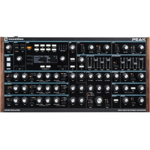 Novation Peak 8-Voice Hybrid Analog/Digital Polyphonic Synthesizer