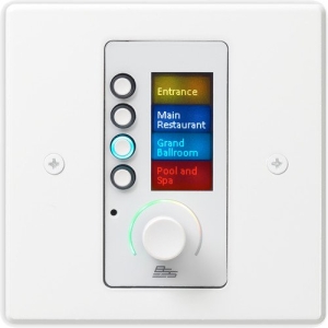 BSS Audio 8-Button Ethernet Controller with Volume Control - White