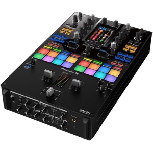 Pioneer DJ DJM-S11 2-Channel Battle Mixer for Serato DJ Pro and rekordbox (Black)