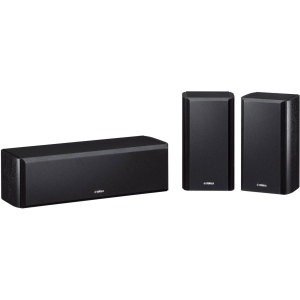 Yamaha NSP160 Black Center and Surround Channel Speakers Package 20W/60W