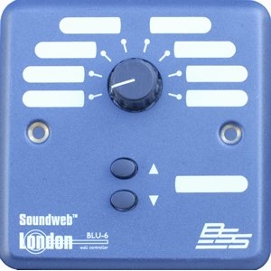 BSS BLU-6 Wall-Mount Audio Controller