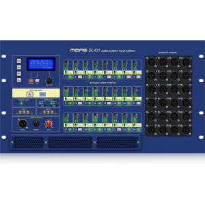 Midas DL431 Microphone Splitter, 24 Input, 72 Output with Independent Microphone Preamplifiers