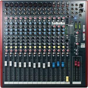 Allen & Heath ZED16FX Mixer with USB Interface and Effects.