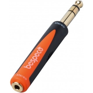 Bespeco SLAD210 3.5mm Female to 6.35mm Male Audio Adapter Cable