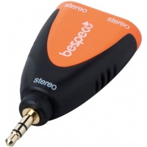 Bespeco SLAD225 3.5mm Female to 3.5mm Male Cable Adapter