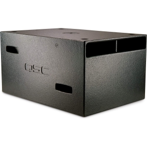 QSC GP212-SW Ultra Compact Dual 12" Bandpass Subwoofer - Black