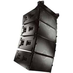 QSC WL218-SW Dual 18" Portable Subwoofer with Suspension Hardware and Transportation Dolly - Black