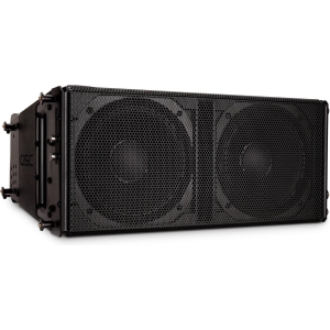 QSC WL3082 Compact Line Array Module, Dual 8" LF, 3" Titanium Diaphragm, Black