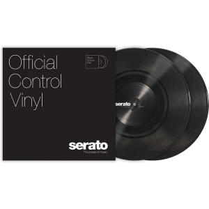 Serato 7" Performance Series Black Control Vinyls (Pair) for Turntables
