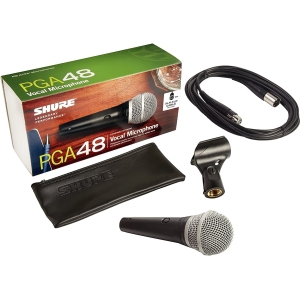 Shure PGA48 Handheld Microphone with 15FT XLR Cable