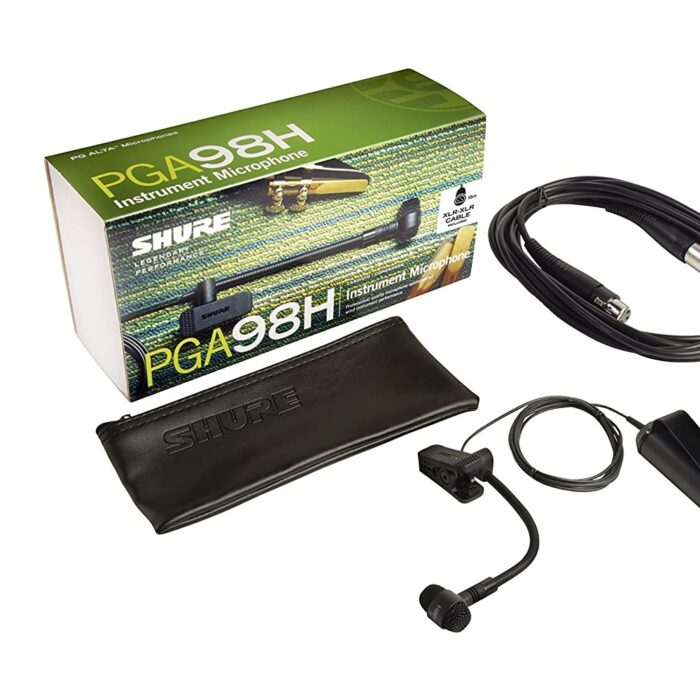 shure-pga98hxlr-horn-clamp-mic-w15ft-xlr-cable-1