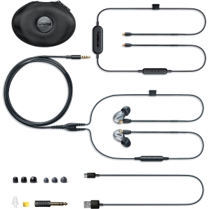 Shure SE425-V Silver Earphones with RMCE-UNI and RMCE-BT1 Cables