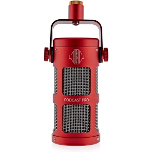 Sontronics Podcast Pro USB Edition Dynamic Microphone - Red