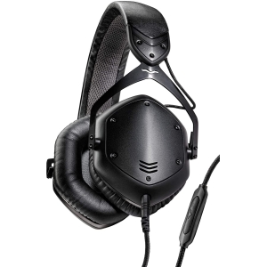 V-MODA LP2 Matte Black Over-Ear Headphones with Accessories