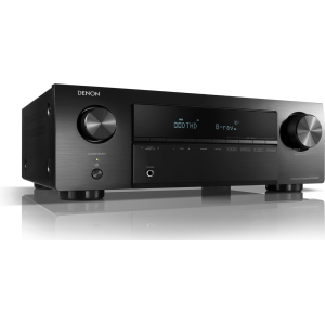 Denon AVRX-250BT 5.1 Channel AV Receiver with Dolby TrueHD, DTS-HD Master Audio, Bluetooth Music Streaming