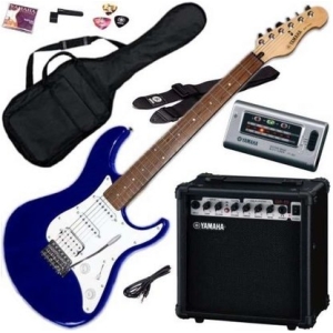 Yamaha EG112GPII Electric Guitar Bundle - Metallic Blue